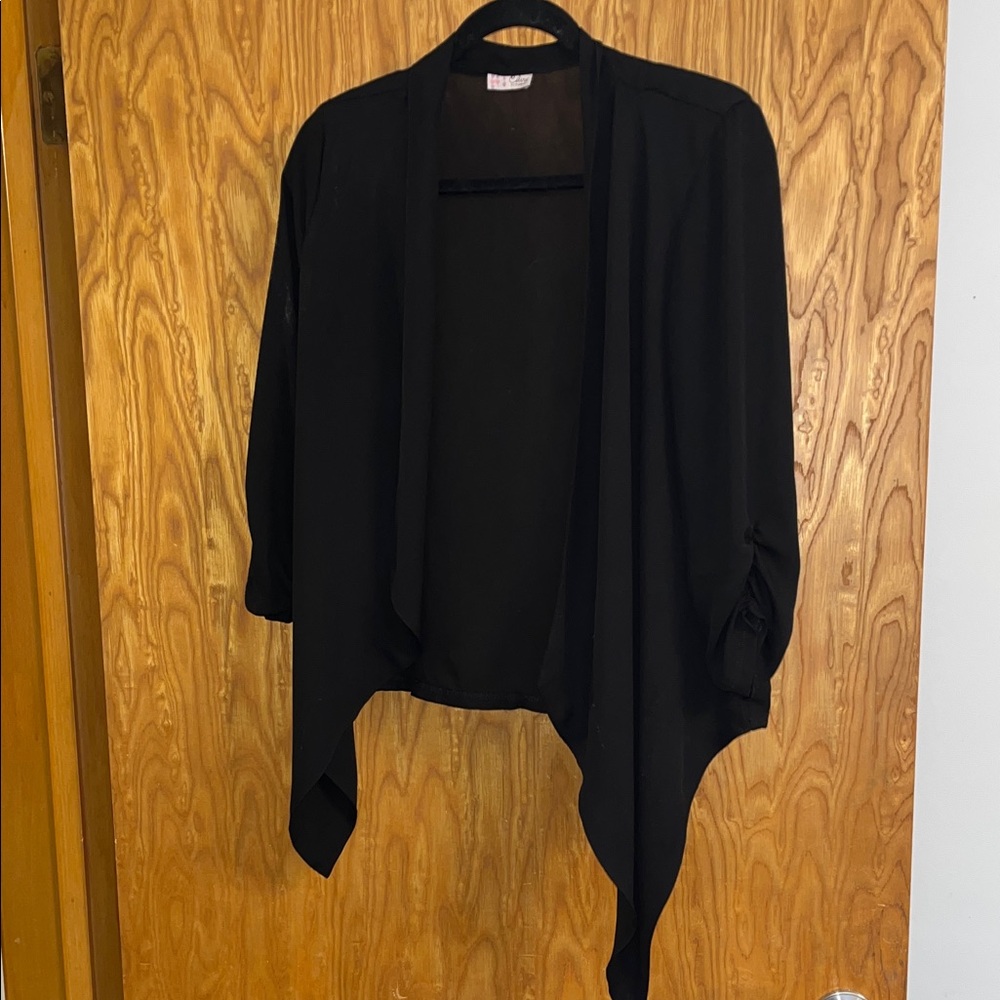 Chic Black Women's Poncho by [Brand]